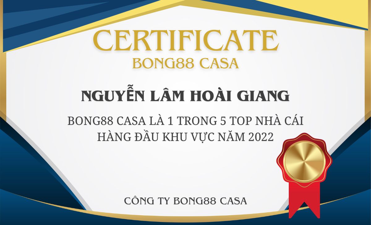 Những thành tích đạt được tại Bong88 Casa